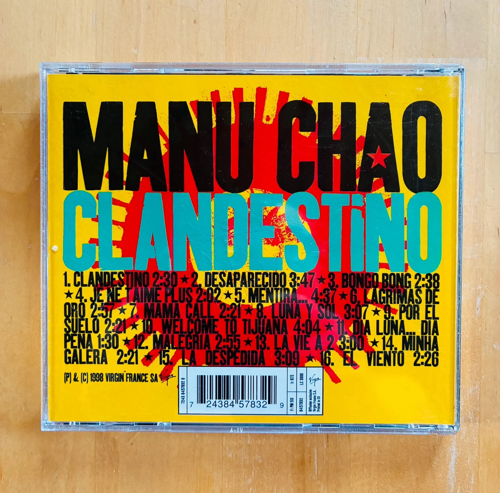 CD Manu Chao Clandestino. – photo 3